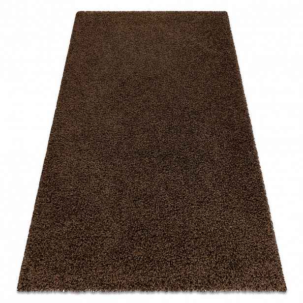 rugsX KOBEREC SOFFI shaggy 5cm hnědý 80/150 cm