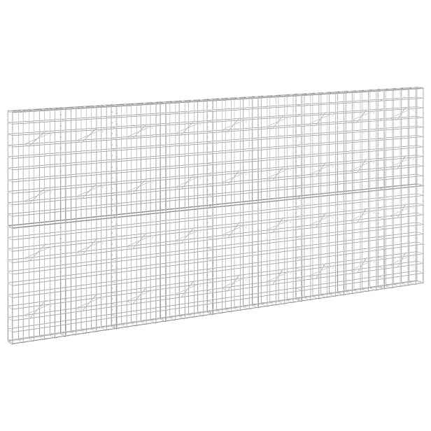 vidaXL Gabion s drátem 5 mm a síťkou 10x10 cm 450x10x200 cm