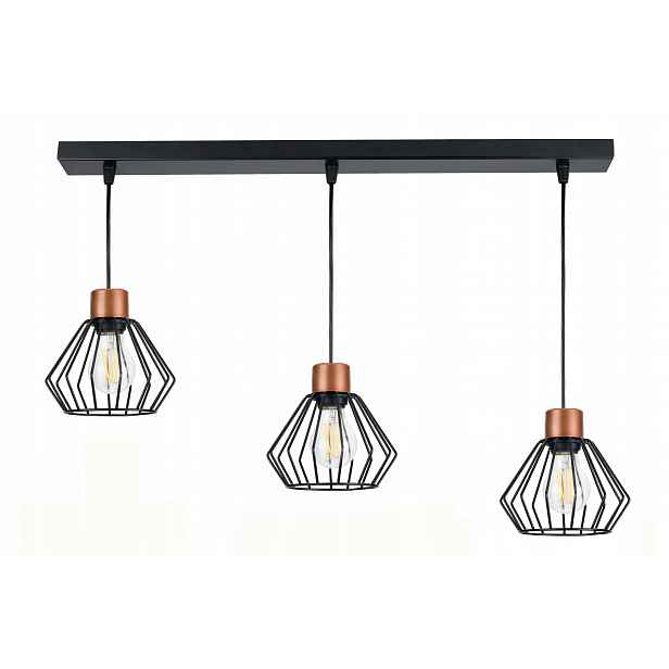 Závěsná Stropní Lampa Lustr Převislý Briliantový Drát