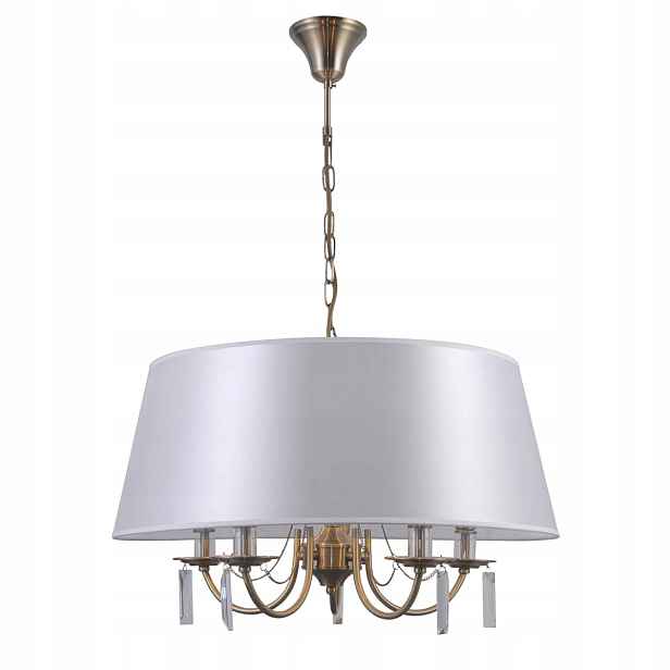 Závěsná lampa Italux Solana Led klasická hnědá