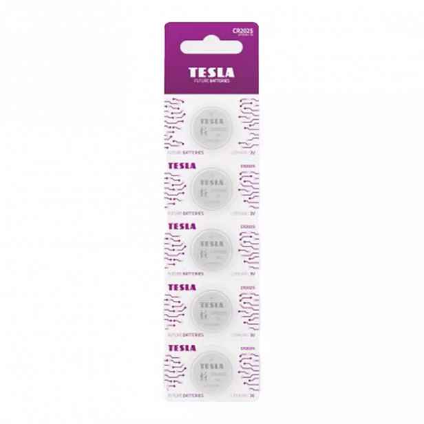 Baterie Tesla CR 2025 5 ks