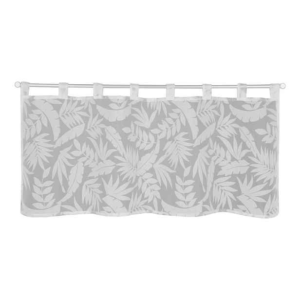 Bílo-šedá záclona 120x45 cm Calista – Sehlbach