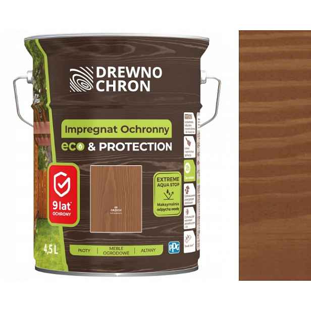 Drewnochron Impregnace Eco&protection Ořech 4,5 L