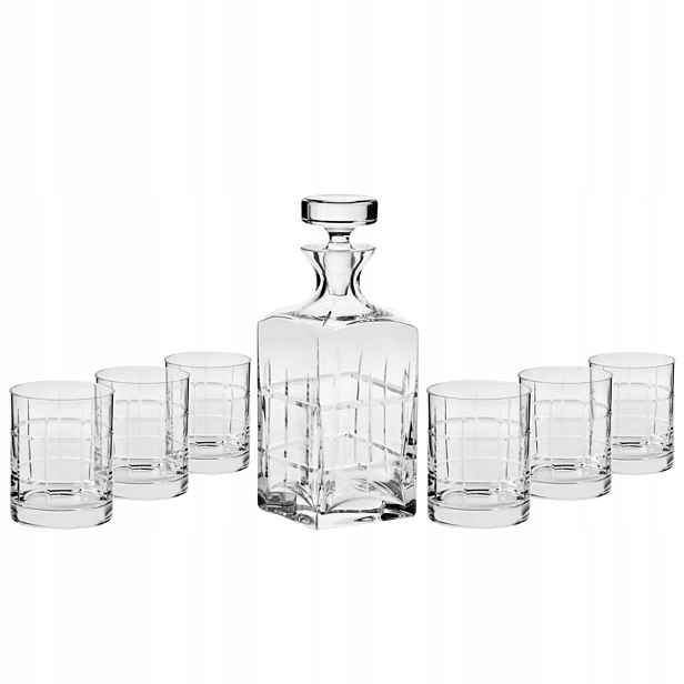 Sada na whisky Noble Krosno 6 sklenic, karafa