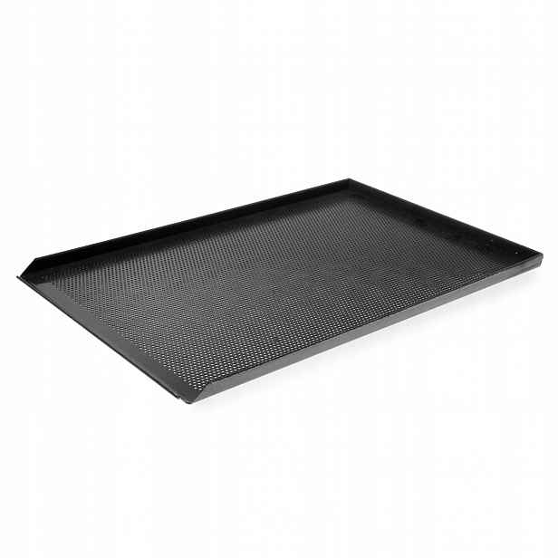 Perforovaný plech do trouby 60x40 cm 3 hrany teflonový Hendi 808221
