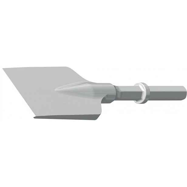 Ploché stěrkové dláto 400 x 125 mm, šestihranná rukojeť 25 x 108 mm