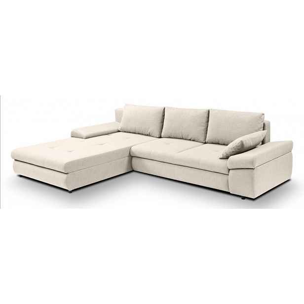 Rohová sedačka Bono, světle béžová látka