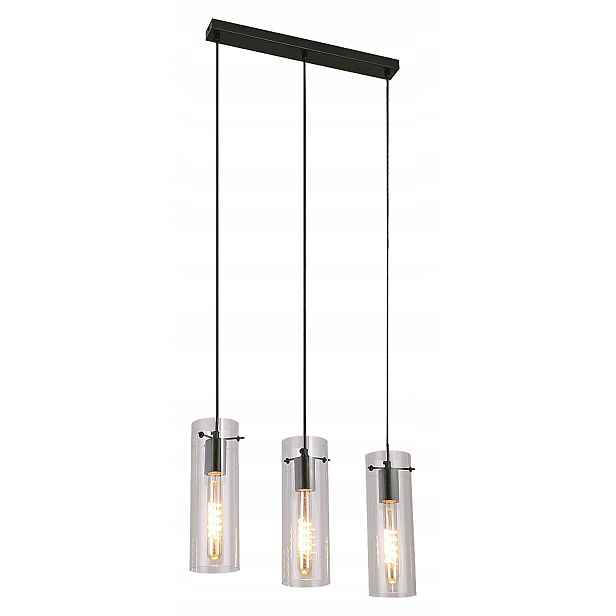 Závěsné svítidlo E27 3x40W černé barvy 5259 Acantha Rabalux