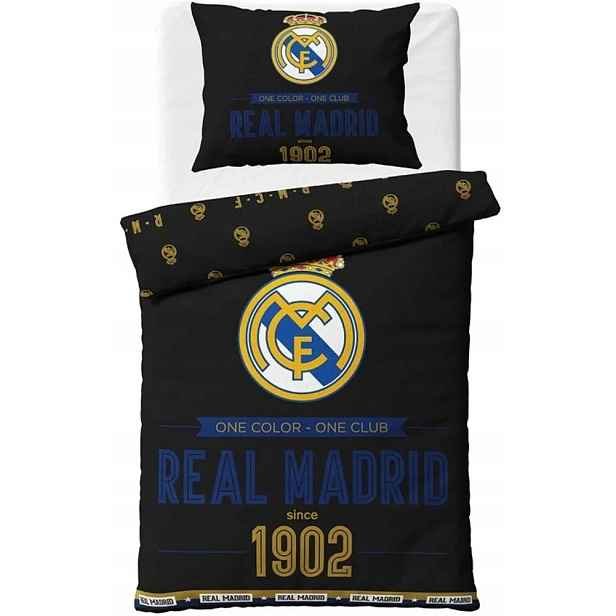 Bavlněné ložní povlečení Fc Real Madrid Royal Black