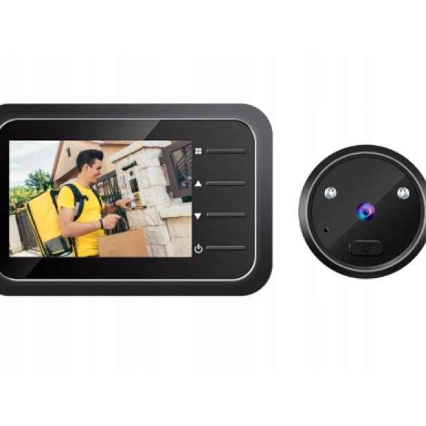 Kukátko Na Dveře S Kamerou 2,4 Palců Hd Zvonek Nahrávání 32GB