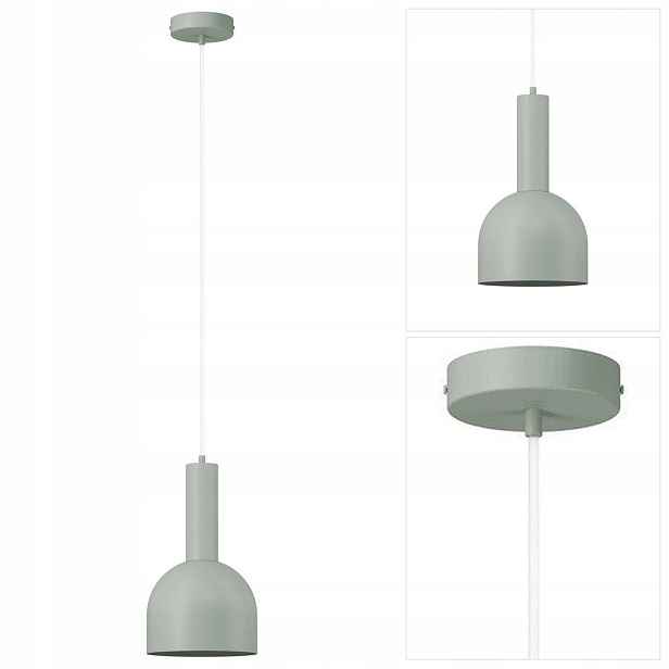 Závěsná lampa Vitrum zelená, nastavitelná v obývacím pokoji, výrazná forma Sigma