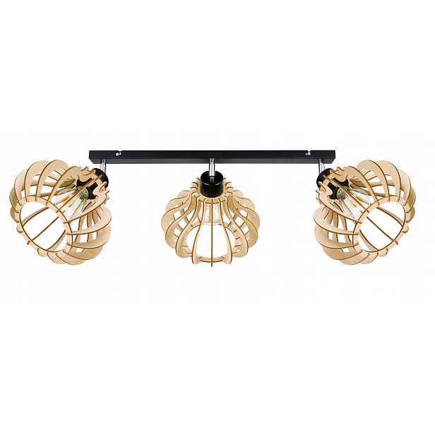 Stropní lampa stropní svítidlo lustr Loft Pohyblivé dřevo 3