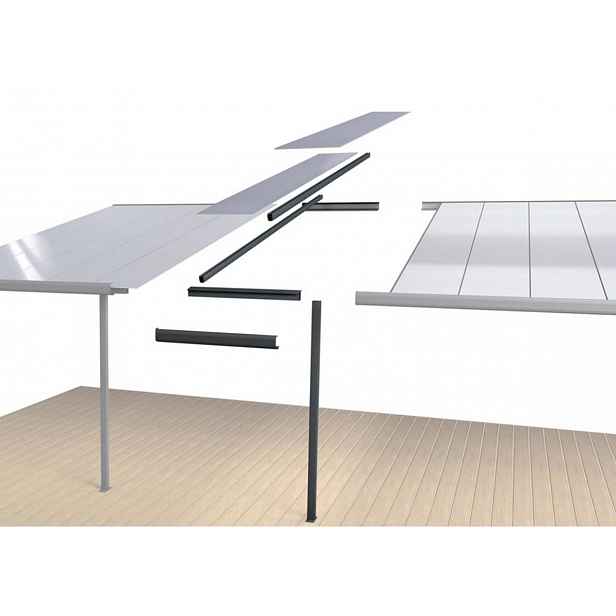 Prodloužení pergoly Terrassendach original 1,20 x 3,06 m - bílá GU4293703