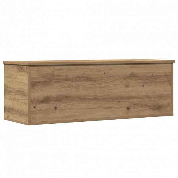 vidaXL Úložná krabice Artisanový dub 102 x 35 x 35 cm Kompozitní dřevo