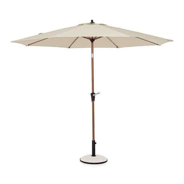 Béžový slunečník ø 300 cm Palinuro – Bizzotto