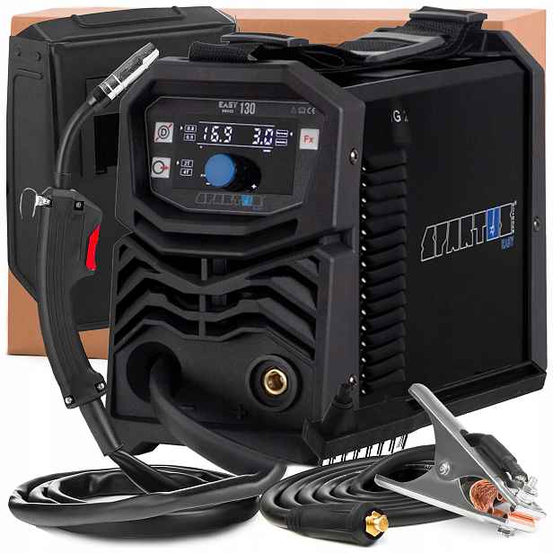 Invertorová Svářečka Spartus Easymig 130 230V 130A Synergie Flux 2-VÁLCOVÁ