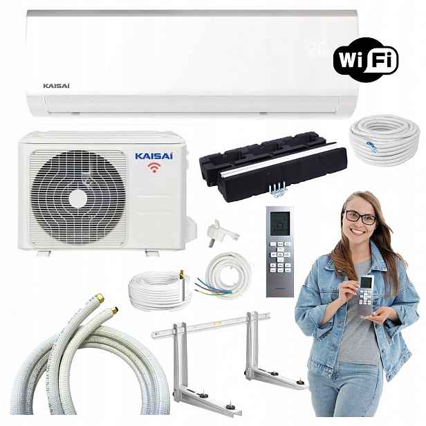 Nástěnný klimatizátor Kaisai Fly 3,5 kW Funkce Ohřevu S Montážní Sadou