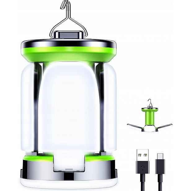 Turistická Led Kempingová Svítilna S Příruční Lampou Reflektor Pro Zavěšení