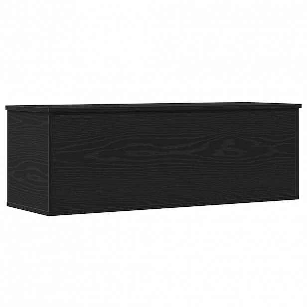 vidaXL Úložná krabice Černý dub 102 x 35 x 35 cm Kompozitní dřevo