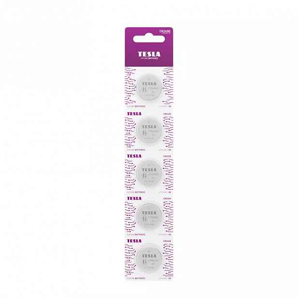 Baterie Tesla CR 2450 5 ks