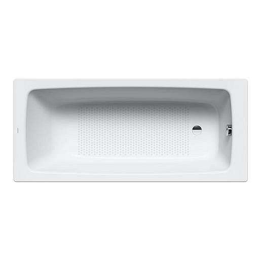 Obdélníková vana Kaldewei Cayono 180x80 cm smaltovaná ocel Perl-effekt,celoplošný Antislip alpská bílá 275134013001