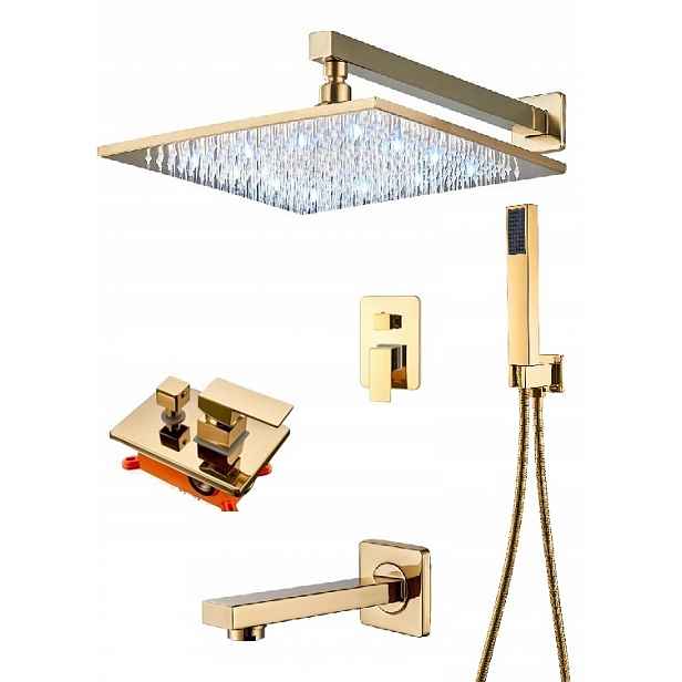 Sprchová baterie zlatá Gold 30 Led