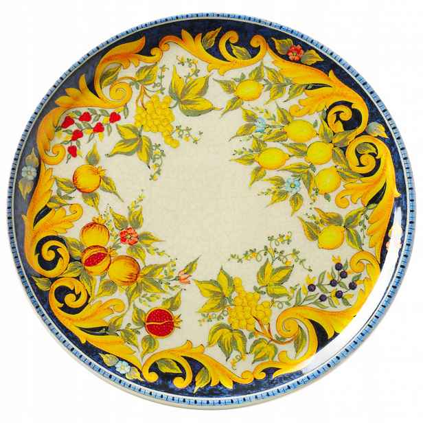 Porcelánový talíř na pizzu Blackboard Napoli, průměr 33 cm, 6 Ks.
