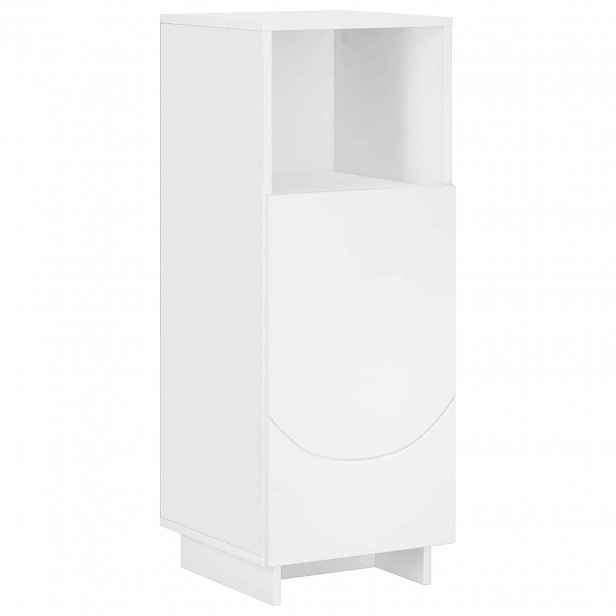 vidaXL Koupelnová skříňka Bílá 36,5 x 38 x 95 cm Kompozitní dřevo