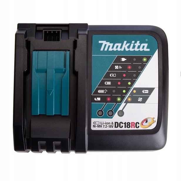 Nabíječka Makita DC18RC Rychlá Li-Ion 7,2-18V 6,0Ah: 55min 5,0Ah: 45min