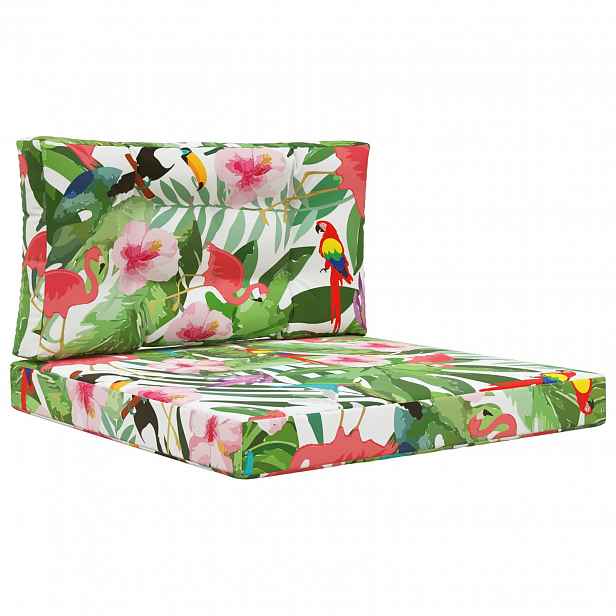 vidaXL Venkovní polštář na pohovku Polyester pestrá 80 x 80 cm
