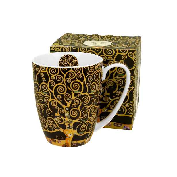 Duo Porcelánový hrnek Klimt Tree Of Life 350 ml vícebarevný