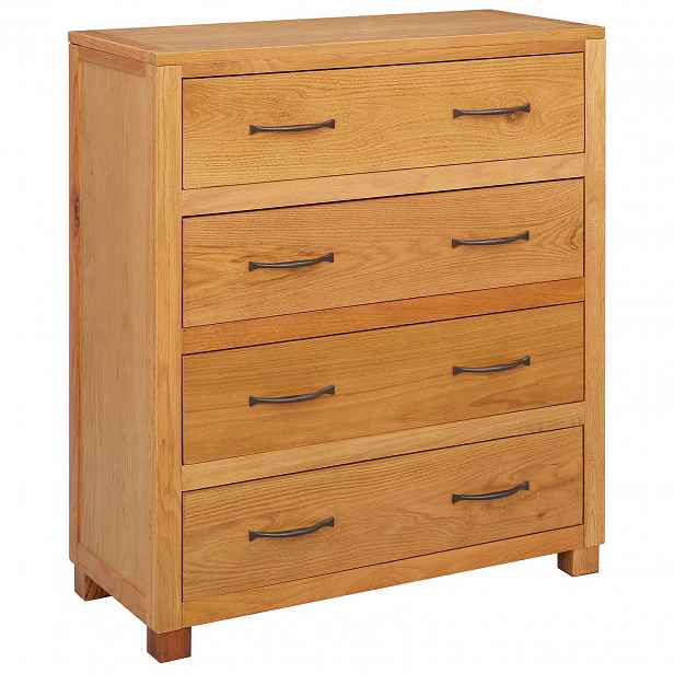 vidaXL Truhlářský Hnědá 80 x 35 x 95 cm Masivní dubové dřevo