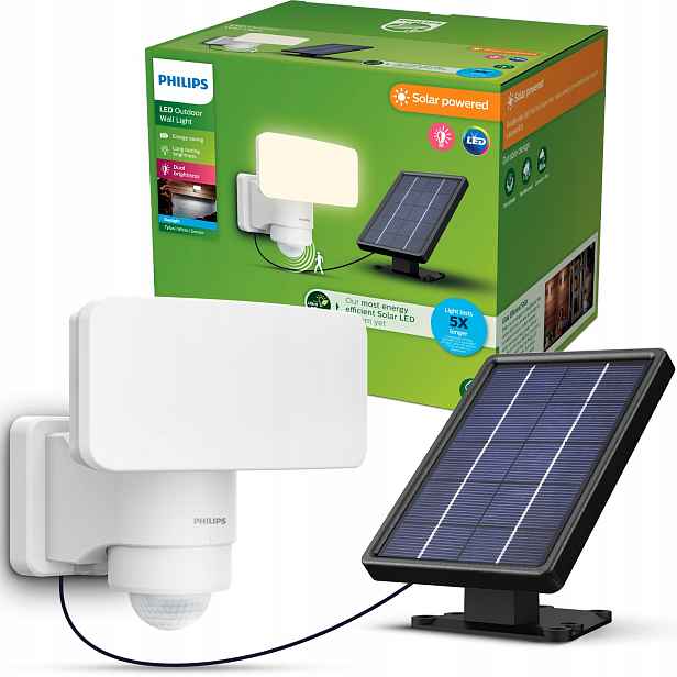 Solární Lampa Led lampa Philips Tylus Zahradní venkovní s Pohybovým Senzorem