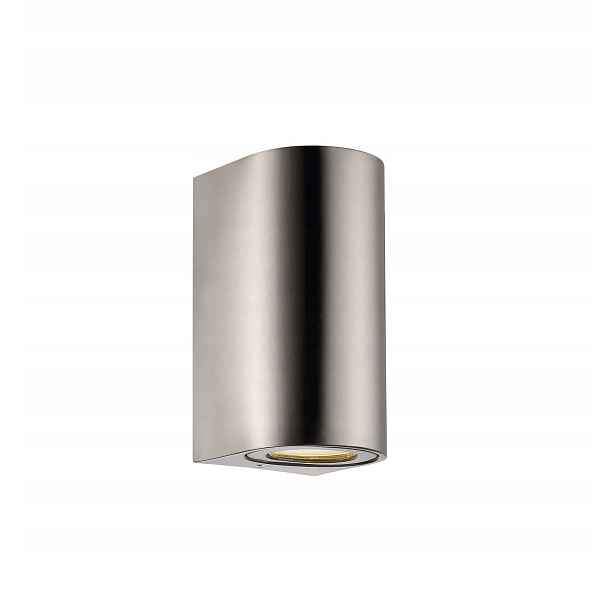 Nástěnné svítidlo Canto Maxi 2 Nordlux stříbrné GU10 28 W IP44