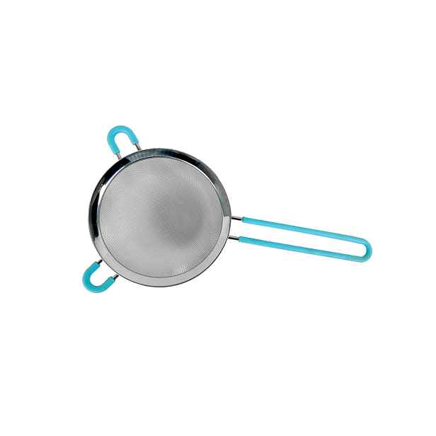 PROHOME - Cedník se silikonovou rukojetí 14cm