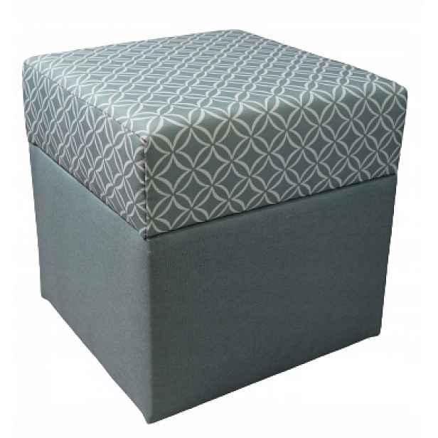 Taburet Otevíratelná 40x40 Evo Sawana geometrický vzor