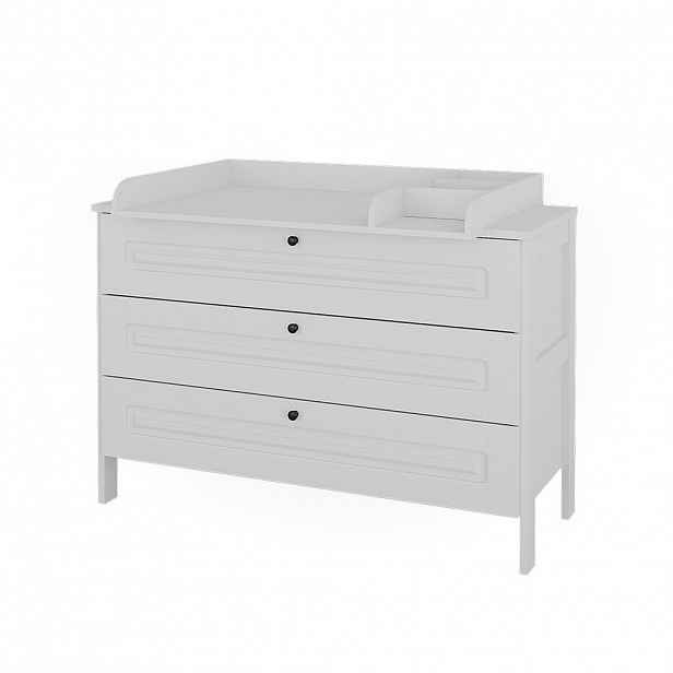 VitaliSpa PŘEBALOVACÍ PULT Ajaton Bílá 133 x 98.4 cm se 3 zásuvkami