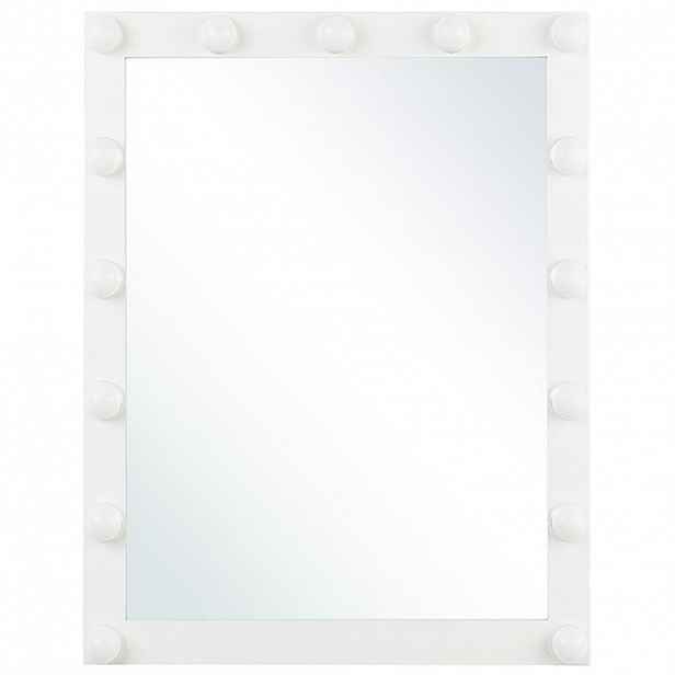 Beliani KOUPELNOVÉ ZRCADLO s LED osvětlením obdélníkové 50/60 cm Odenas