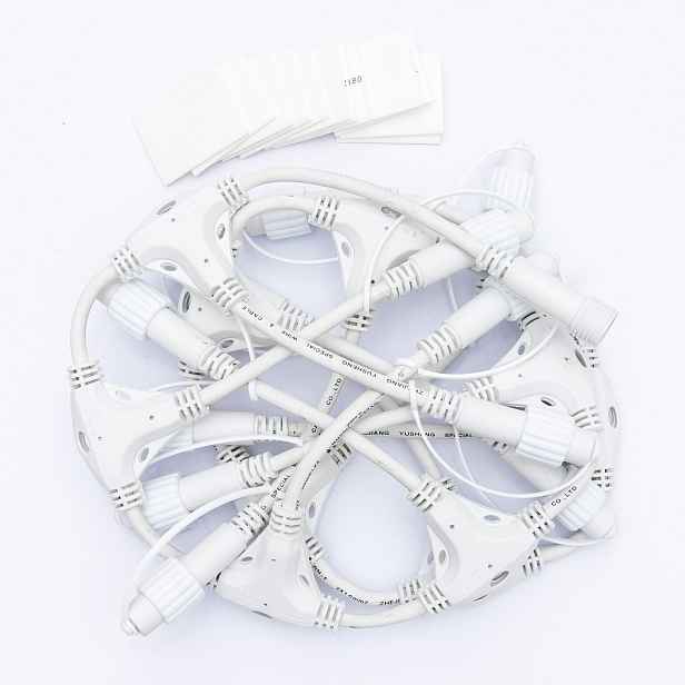 Easy Fix T rozbočovač, 11 výstupů, bílý, IP44