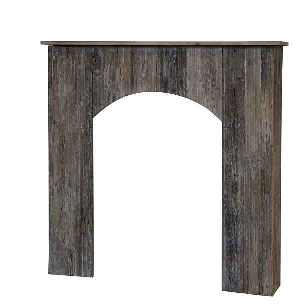 Hnědá antik dekorativní krbová římsa Grimaud - 100*20*95cm Chic Antique