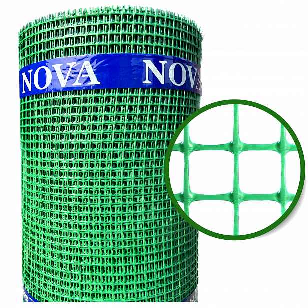 Plotová síť Zelená Rabatová plastová Univerzální 0,6 m x 30 m