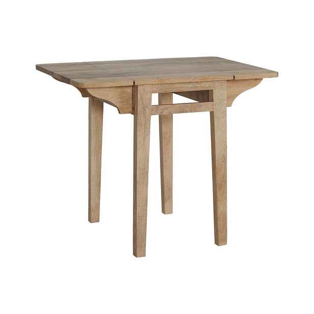 Rozkládací jídelní stůl s přídavnou deskou z mangového dřeva 43,5x60 cm Derri – Ellos Home