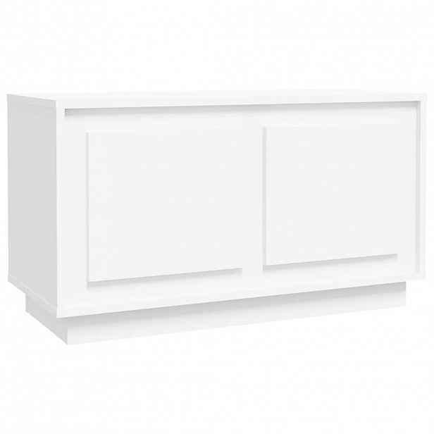 vidaXL TV skříňka bílá 80 x 35 x 45 cm kompozitní dřevo