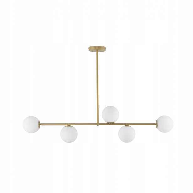 Závěsná lampa Lustr Stropní Svítidlo Převis Gama Zlatá 5xG9 12W Sigma Osvětlení 68 cm
