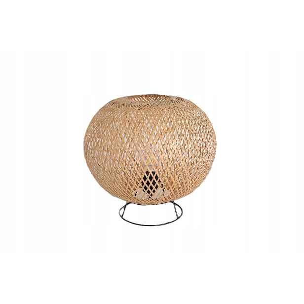 Stolní lampa Boho styl Přírodní bambusové stínidlo 1xE27 Dekorativní