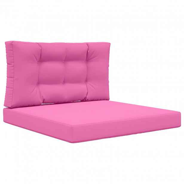 vidaXL Venkovní polštář na pohovku Polyester Růžová 80 x 80 cm