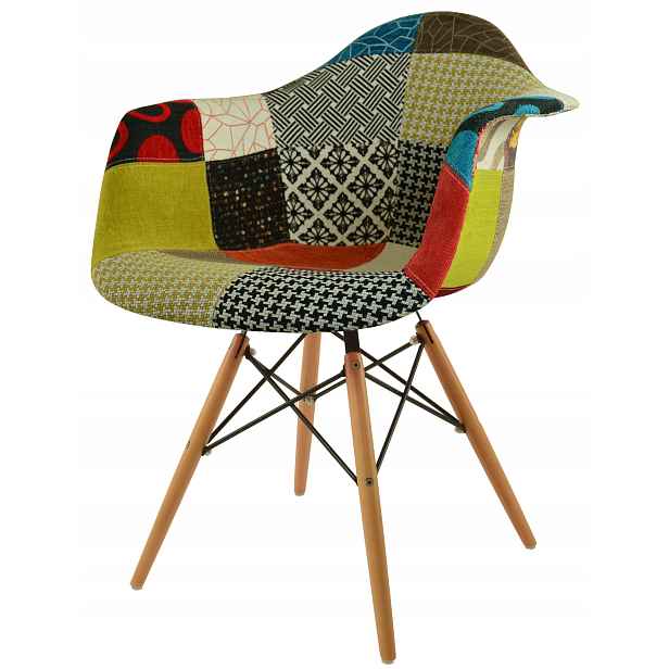 Křeslo Dankor Design Daw Rar Dar Patchwork