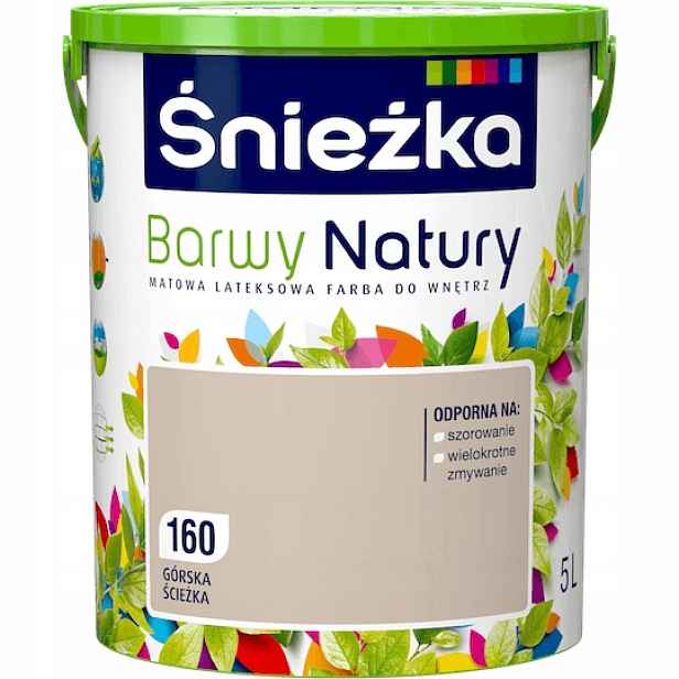 Barva na stěny Barvy přírody 5 l 160 Horská stezka