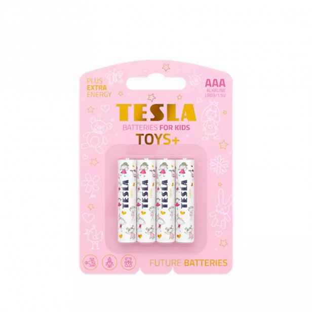Baterie Tesla AAA Toys Girl LR03 4 ks