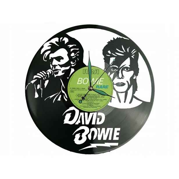 David Bowie Vinylová deska Nástěnné hodiny Dárek Památka Pro Ni